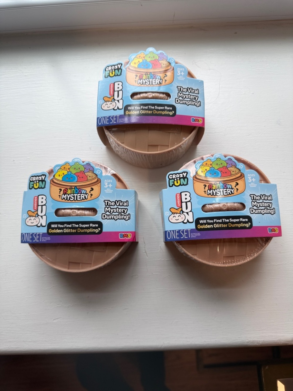 Crazy Fun Rainbow Mystery Viral Dumpling Toy!